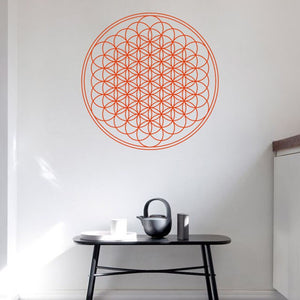 Sticker mural FLOWER OF LIFE - Esprit Mandala