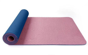 Tapis de Yoga (6mm) - bleu-rose - - Esprit Mandala