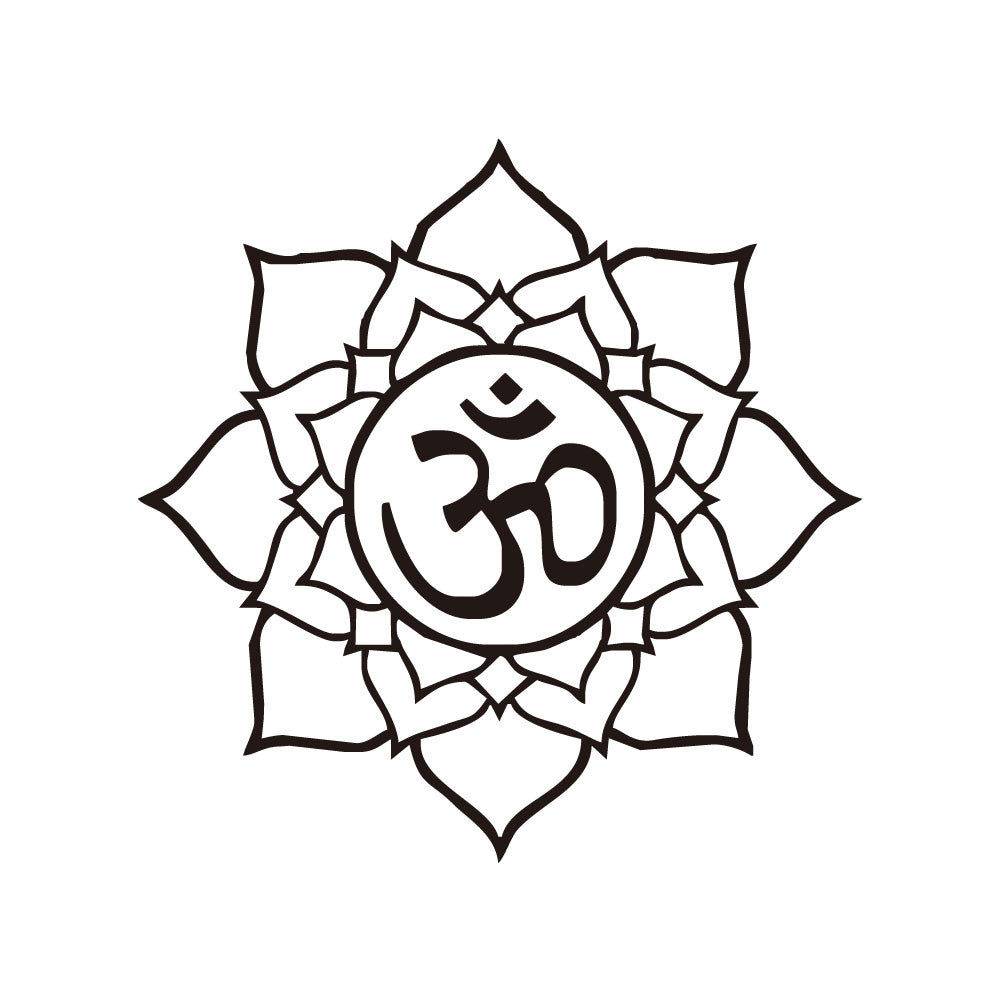 Sticker MINI (Ôm-Bouddha-Lotus) - Esprit Mandala
