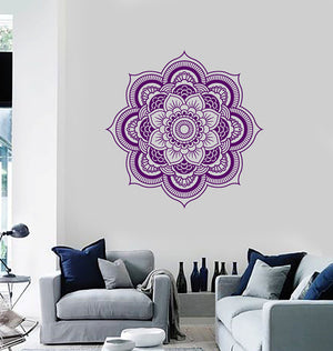 Sticker mural Mandala LOTUS (couleurs) - Esprit Mandala