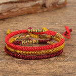 Bracelets de la CHANCE tibétains - Couleurs - Esprit Mandala