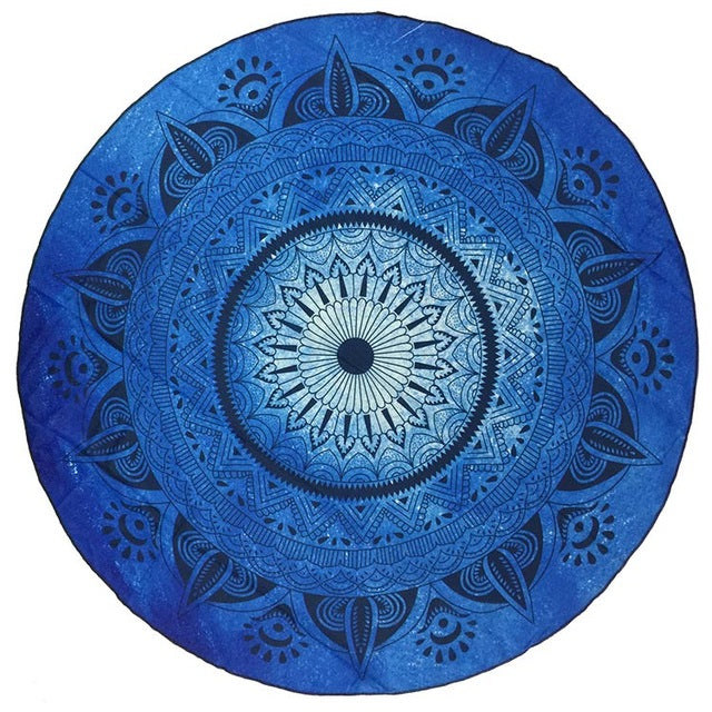 Serviettes rondes Mandala BOHO - Esprit Mandala