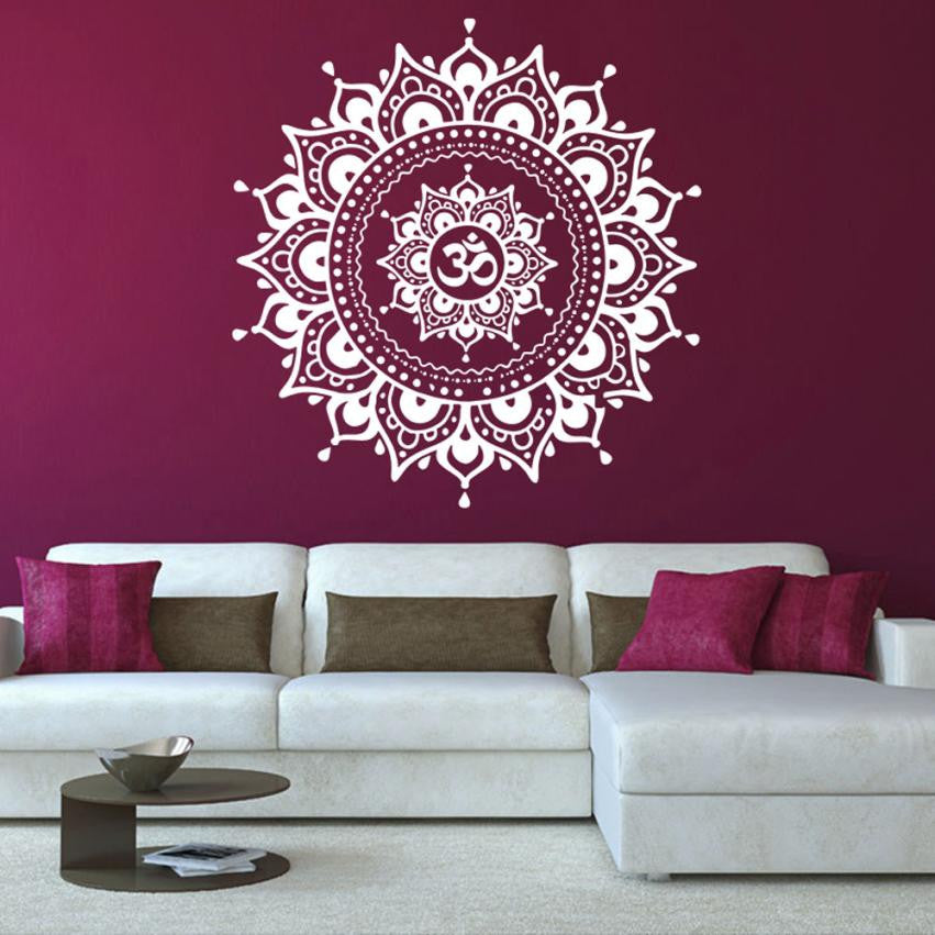 Sticker mural Mandala ÔM - Esprit Mandala