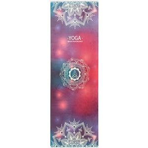 Tapis de Yoga 1,5mm (suédine)- MANDALA - - Esprit Mandala