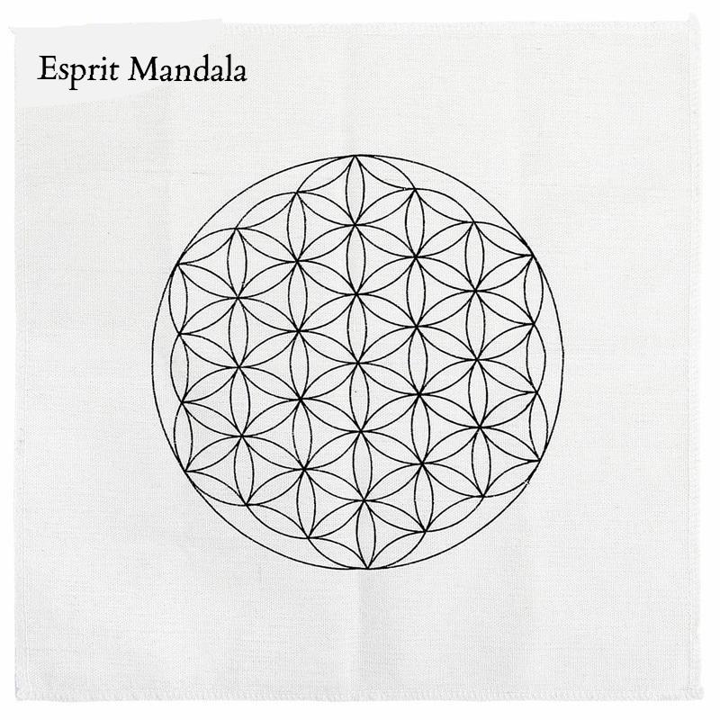 Tissu FLEUR DE VIE - Esprit Mandala