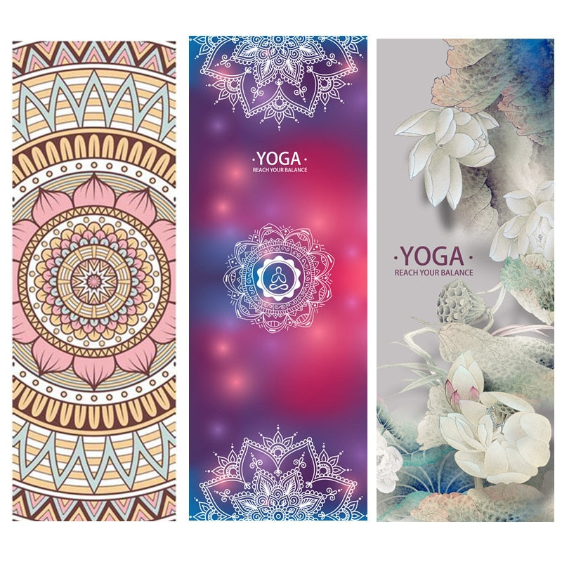 Tapis de yoga voyage Mandala OHM gold 1mm - karma passion pour le yoga