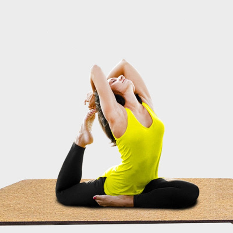 Acheter un tapis de yoga en liège avec ou sans impression chez allesdrinbox