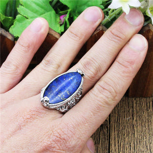 Bague LAPIS LAZULI Flower - Esprit Mandala