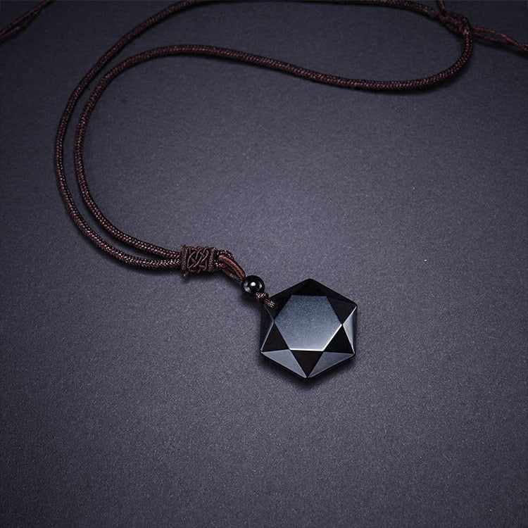 Pendentif OBSIDIENNE - Esprit Mandala